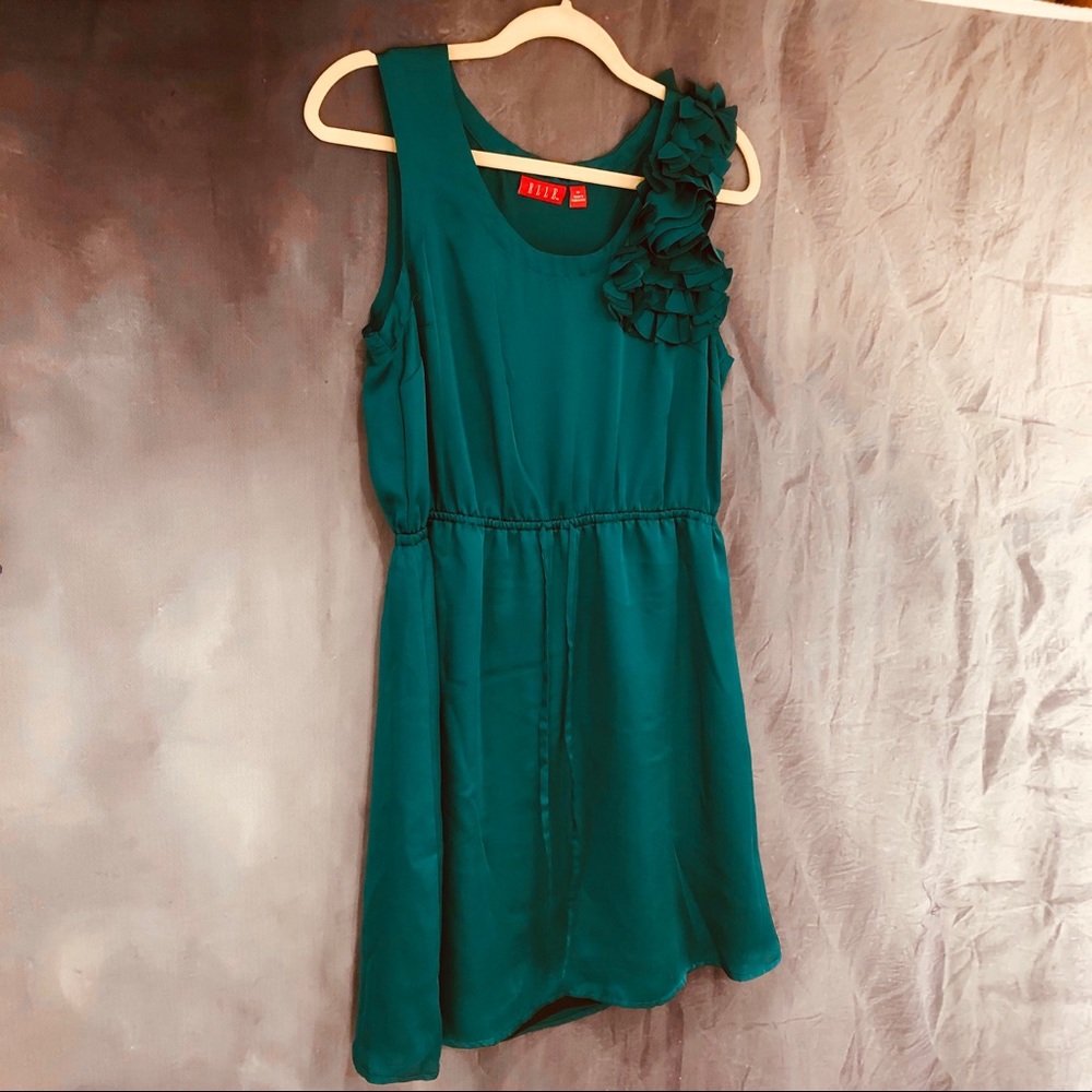 ELLE green midi summer dress